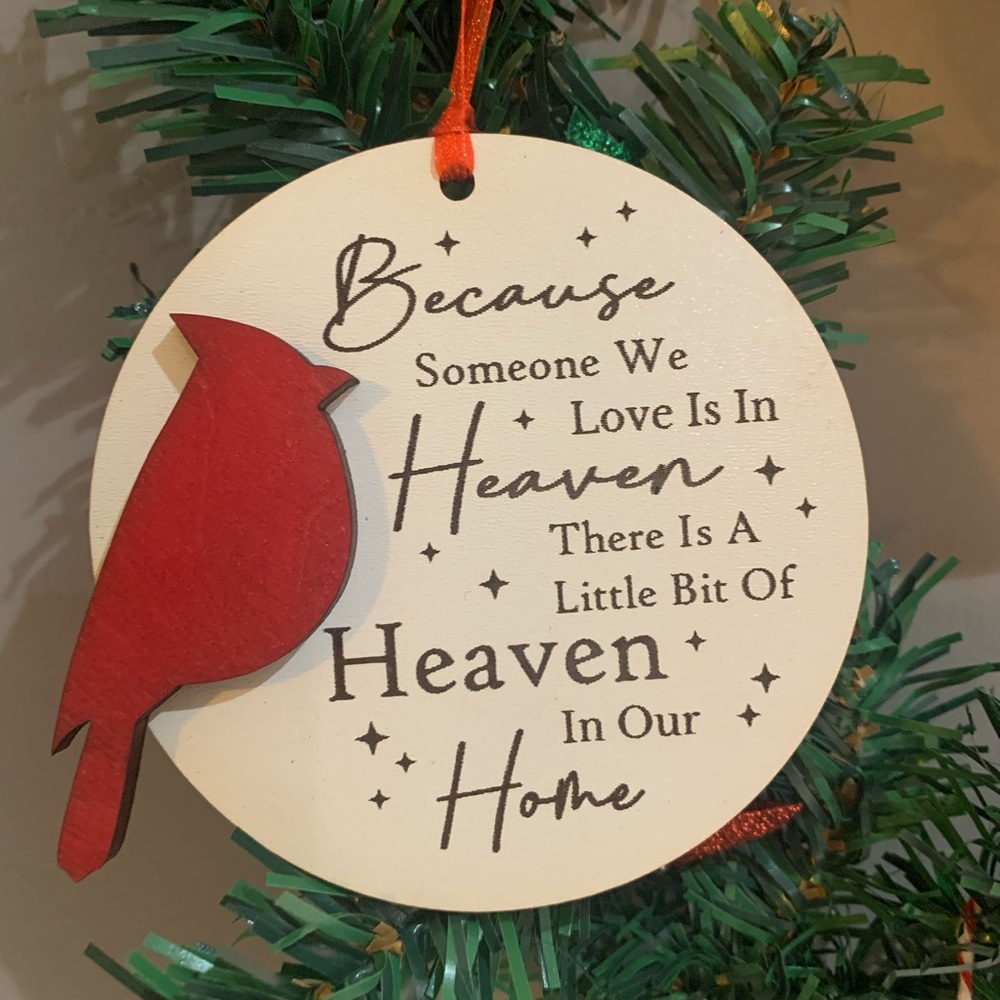 Memorial ornaments for Christmas